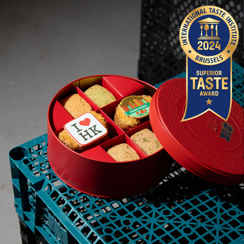 HK Tea Time Cookie and Palmier Gift box  (28 pcs)  港式下午茶曲奇及蝴蝶酥禮盒 (28 件) T10