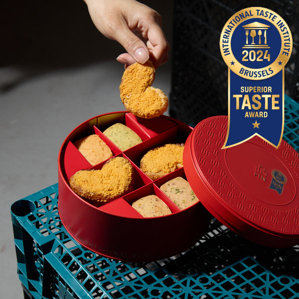 HK Tea Time Cookie and Palmier Gift box  (28 pcs)  港式下午茶曲奇及蝴蝶酥禮盒 (28 件) T10