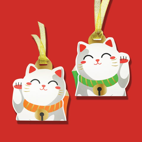 Lucky Cat Ornament Gift Box