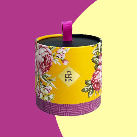 Floral Cylinder Gift Box