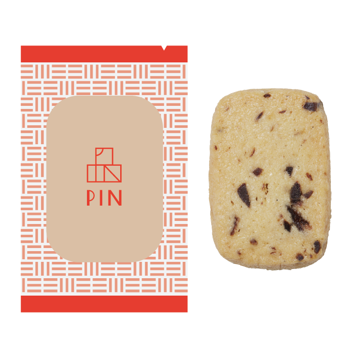 Pin cookies-Tangerine Peel with Ginger Cookies, 24 pcs